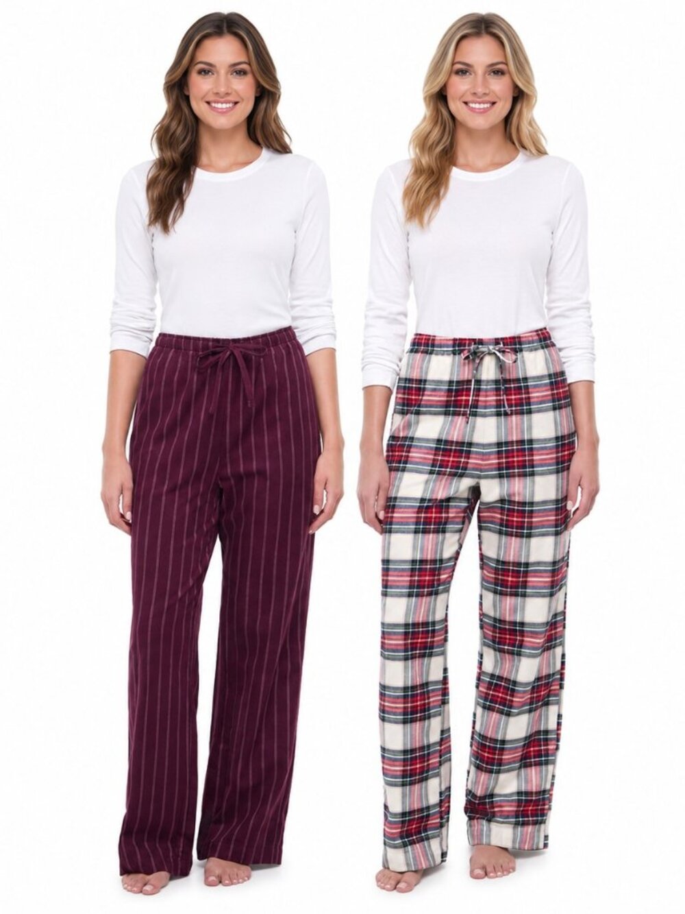 Gap Women's Cotton Flannel Pajama Pants 2-Pack